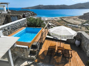 Studio with private pool,Panormos